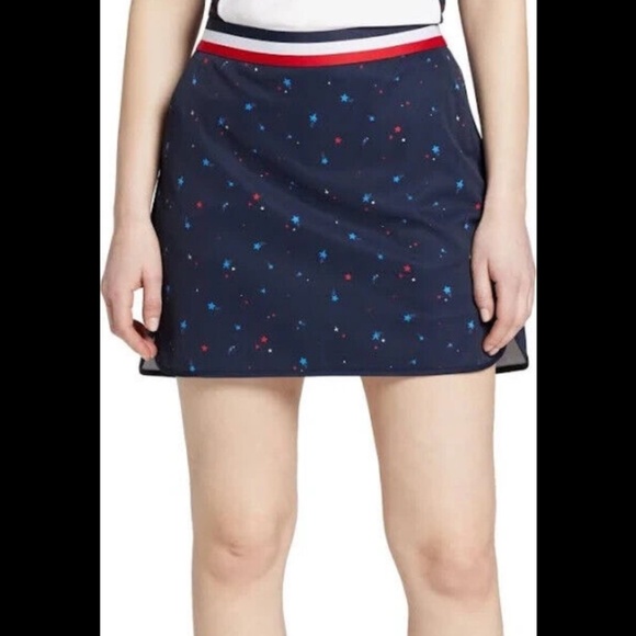 Lady Hagan Pull On Athletic Golf Skort​ Skirt Stars Red White Blue Size XL - NWT - Picture 2 of 15